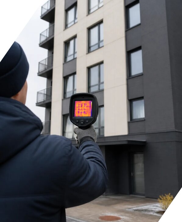 Тепловизионное обследование зданий в Дедовске от 5498 р. | ЭкспертизаРоссия