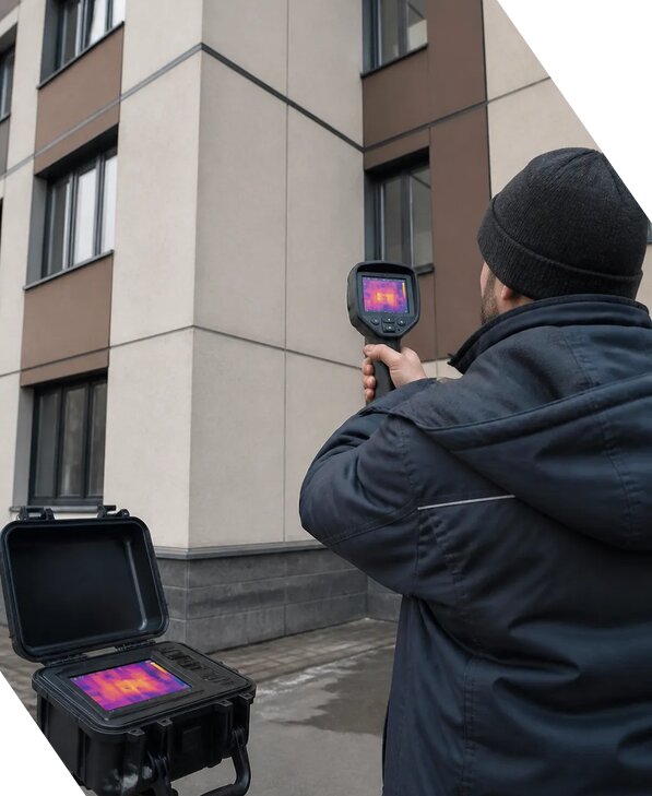 Тепловизионное обследование зданий и сооружений в Дедовске